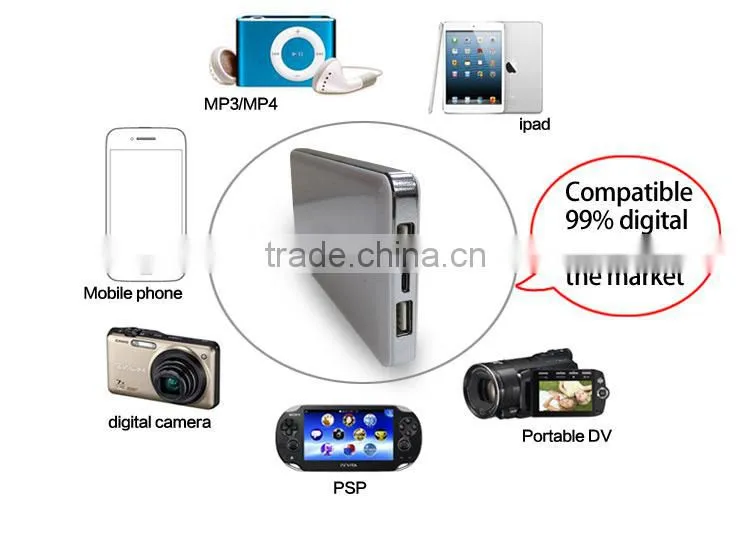 new phone accessories 2016 10000mah power bank dual usb portable battery charger