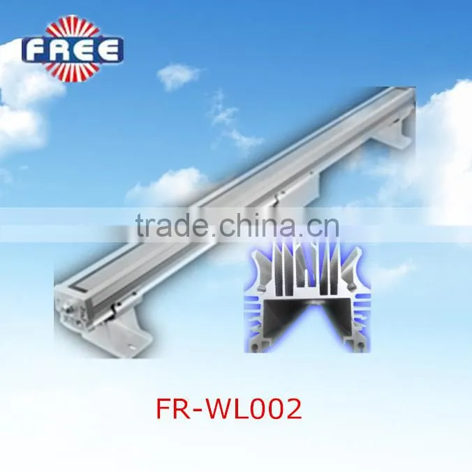 High brightness 18w/24w/36w/ 48w aluminum led wall washer light housing stage lighting