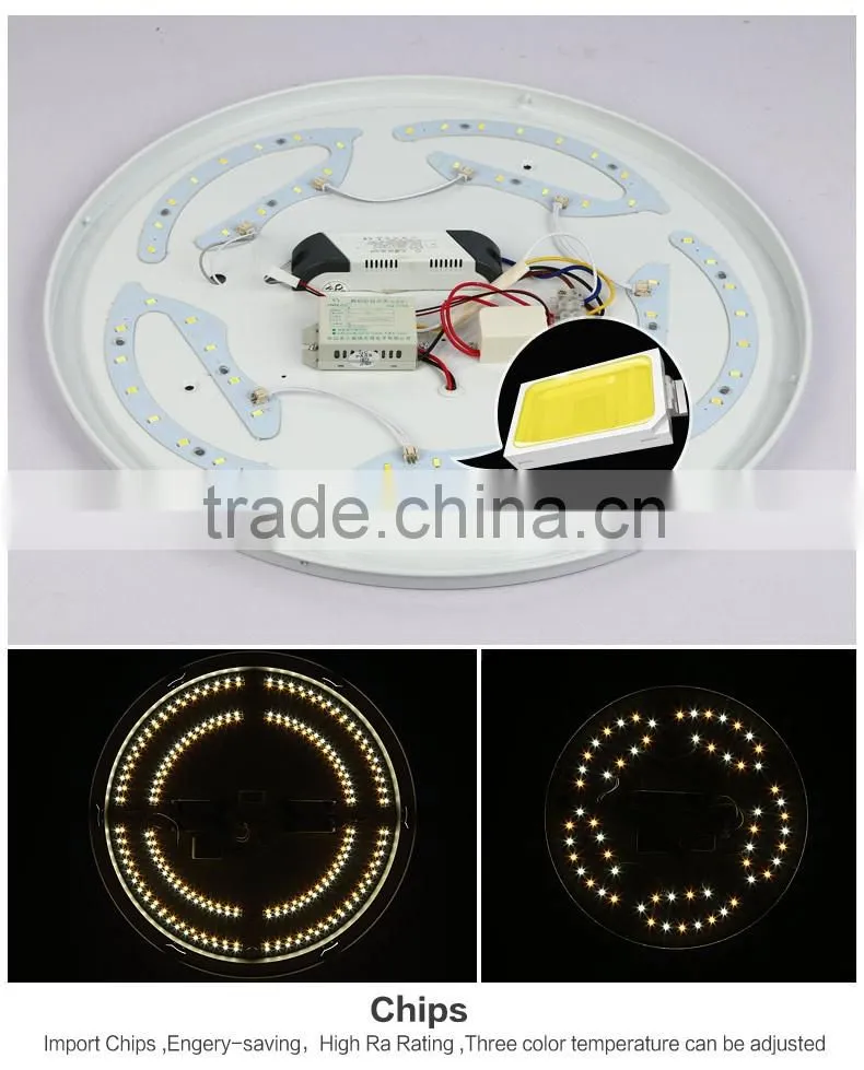 2016 new design ceiling mount led light 30W per color small for bedroom or reading room