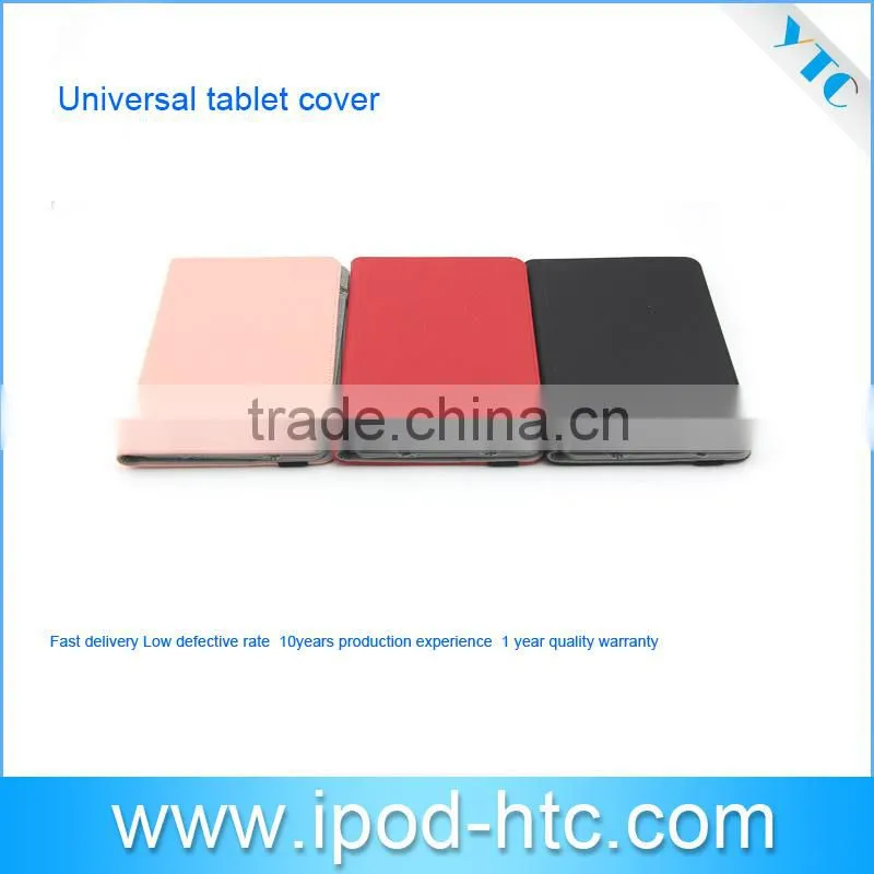 2014 Ultra Slim PU Leather Flip Case, high quality Flip Leather cover, case for universal tablet