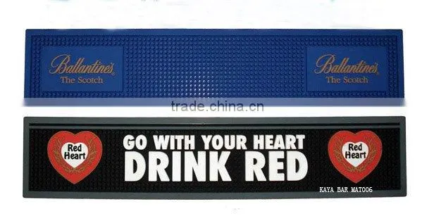 Promotional rubber bar counter pad
