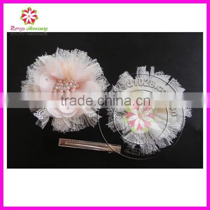 Layers silk flower, silk fabric flower for hair, silk flowers for clothes