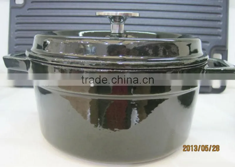 cast iron casserole/round casserole/oval casserole/dutch oven/sauce pot