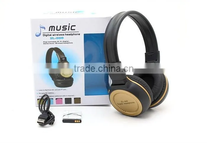 mp3 player wireless headphone ZL-669