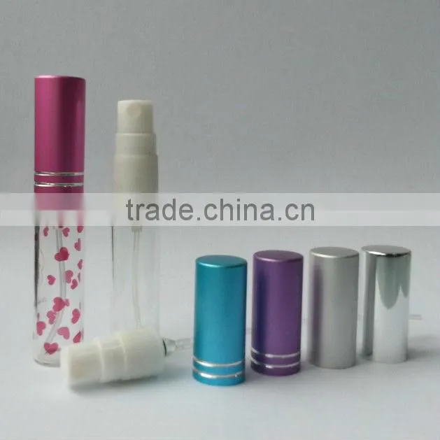 cylinder glass sprayer bottle in 3ml,5ml,8ml,10ml