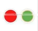 2013 Achromatopsia Correction Contact Lens / red contact lens
