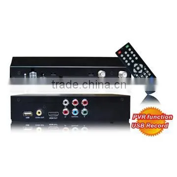 Car HD DVB-T Receiver with MPEG4/H.264 with 2 Tuner, 1 Video Output, USB Recorder