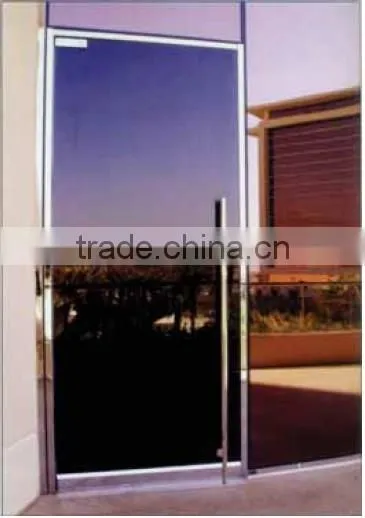 stainless steel locking ladder pull for glass door