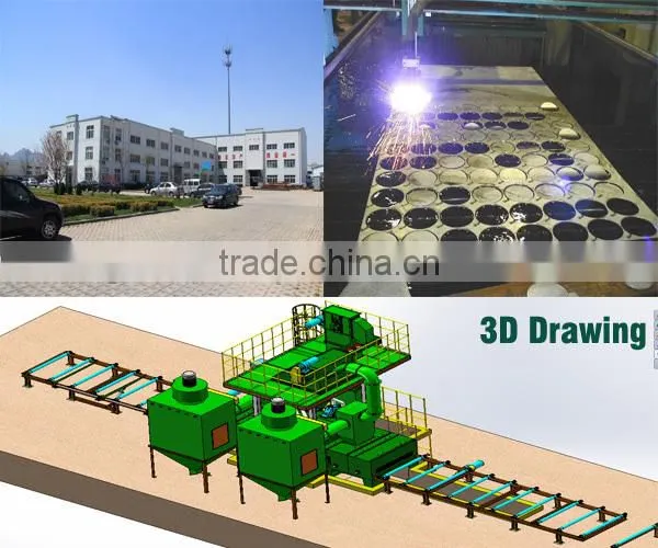 Small tumble belt shot blasting machine