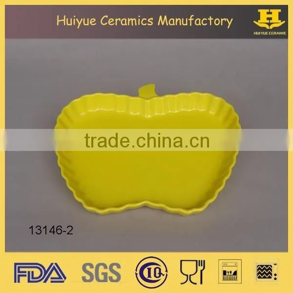 Ceramic Glazed Pie Dish, Pie Mould, Round Baking Dish