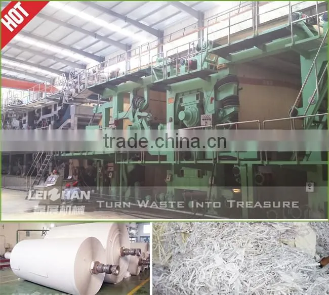 Processing type recycled paper making machine in a4 paper production line