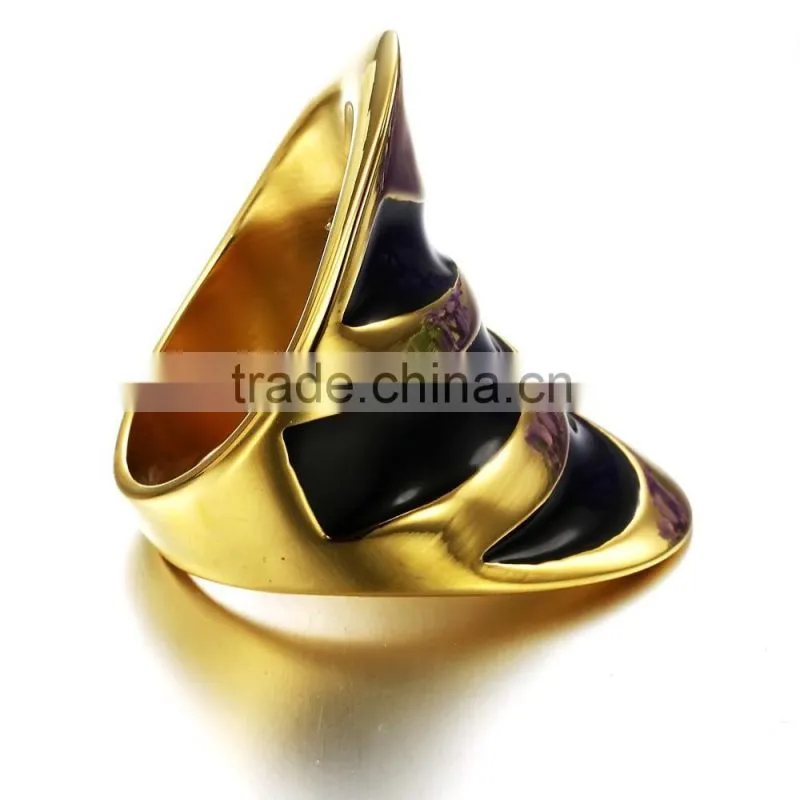 China Wholesale 2014 Special design new gold ring models for men