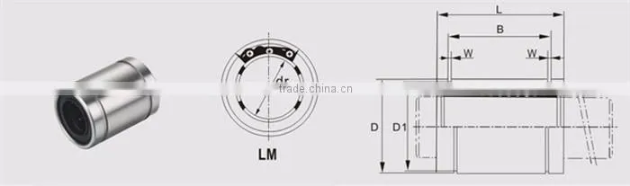 42-0008 linear motion bearing manufacturers smith machine lm lme cnc high quality lowest price cheap linear ball bearings