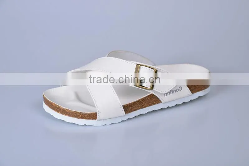cork wood slippers