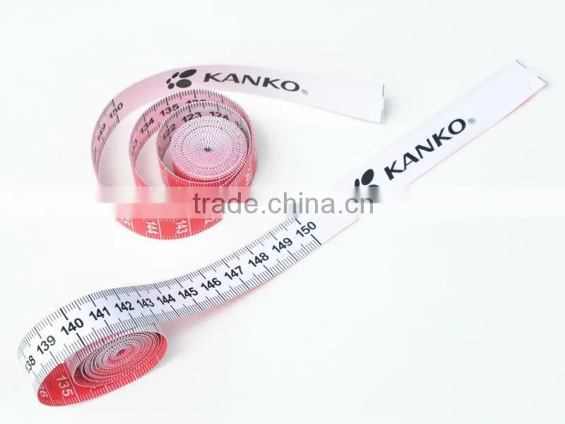 150cm double sides metric measure tapes promotional gift delta fiberglass tailoring tools with Your Logo