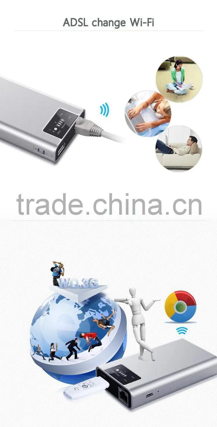 Heykas 7800mah multi-use power bank with wifi function