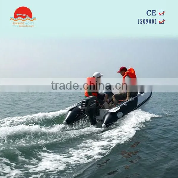 Sunshine PVC 6 person aluminum floor fishing speed boat