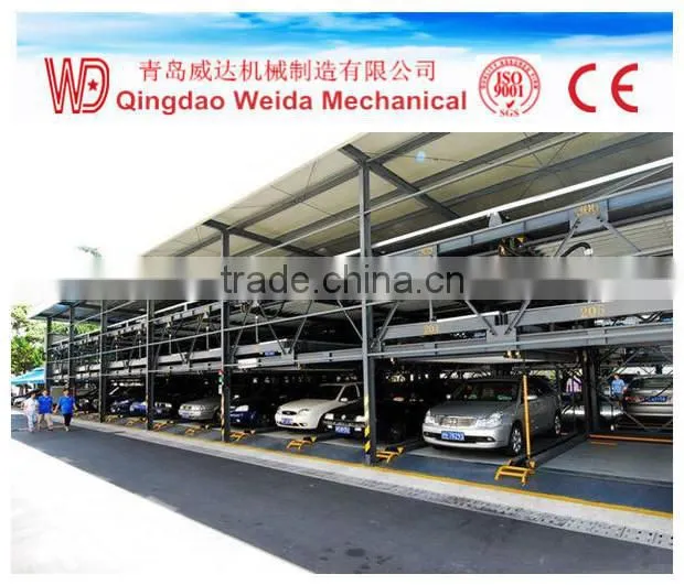 Three Layers Lift-lding Parking System