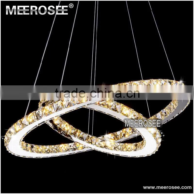 Diamond Crystal Ring Light LED Circle Pendant Light MD8825