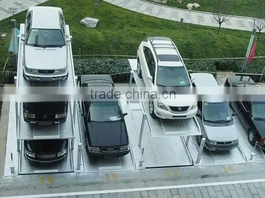 Underground vertical stack car parking