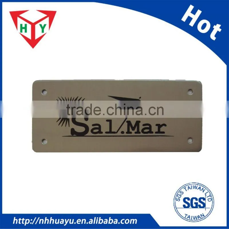 Custom stainless steel brand trademark