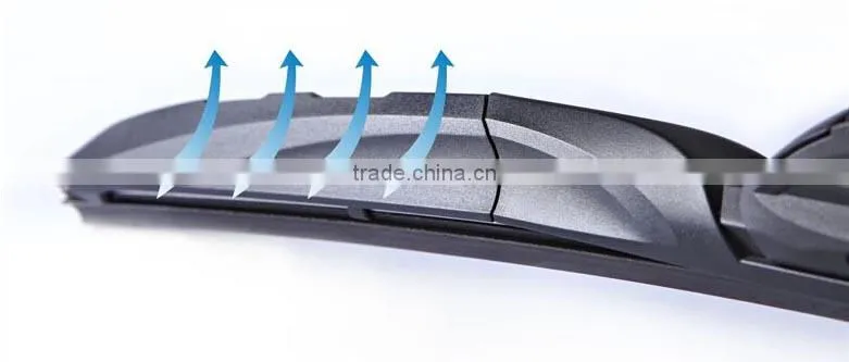 Multi-clip hybrid type car accessories windshield wiper blade with elasic steel backbone