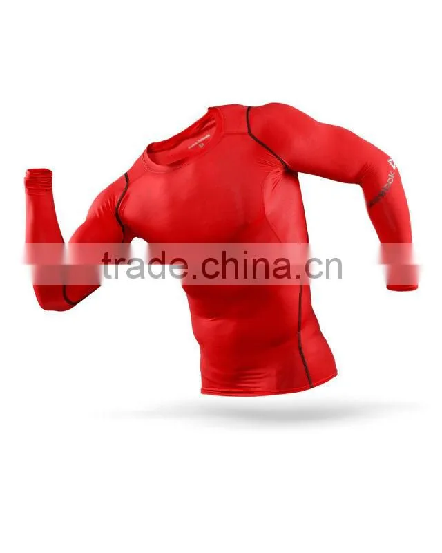 Custom Long sleeve Compression Shirt/Jogging Wear/Shirt