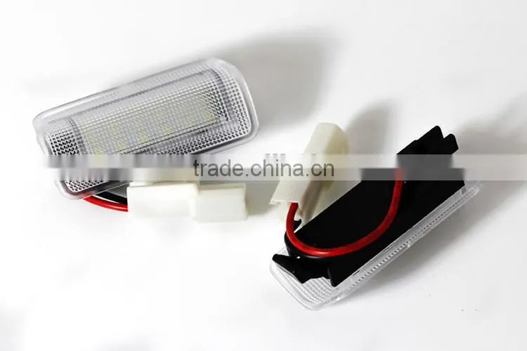High quality ABS meterial led license plate light 12V number plate light for Toyota