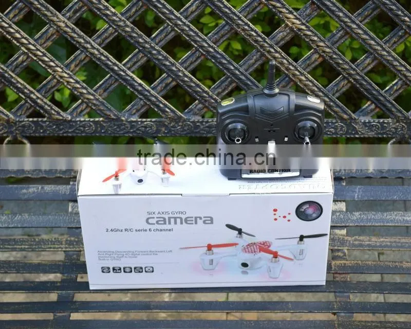 New product 2.4G 4 channel 6-axis camera drone remote control helicopter toys