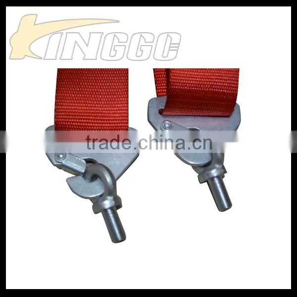 Hot Selling Safety Belt Red Removable 6 Point Seat Belt Webbing