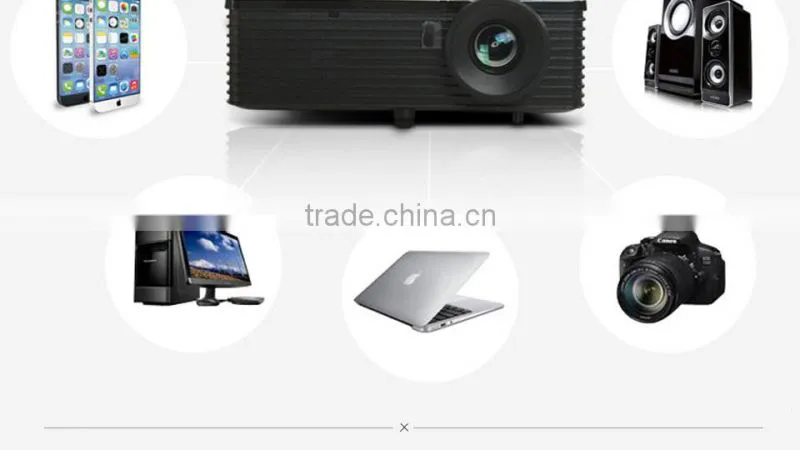 Portable DLP LED Projector Support 1080P HDMI Projectors