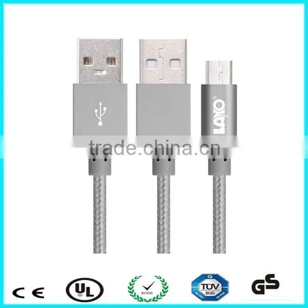Custom nylon braided driver download usb data cable