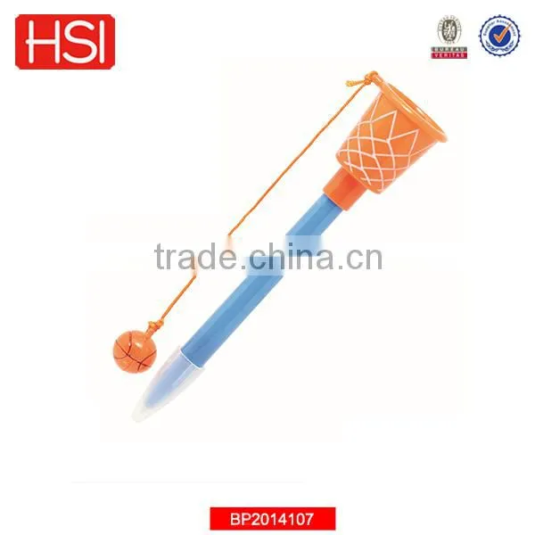new design ballpoint pen Basketball ball pen shooting pen for students