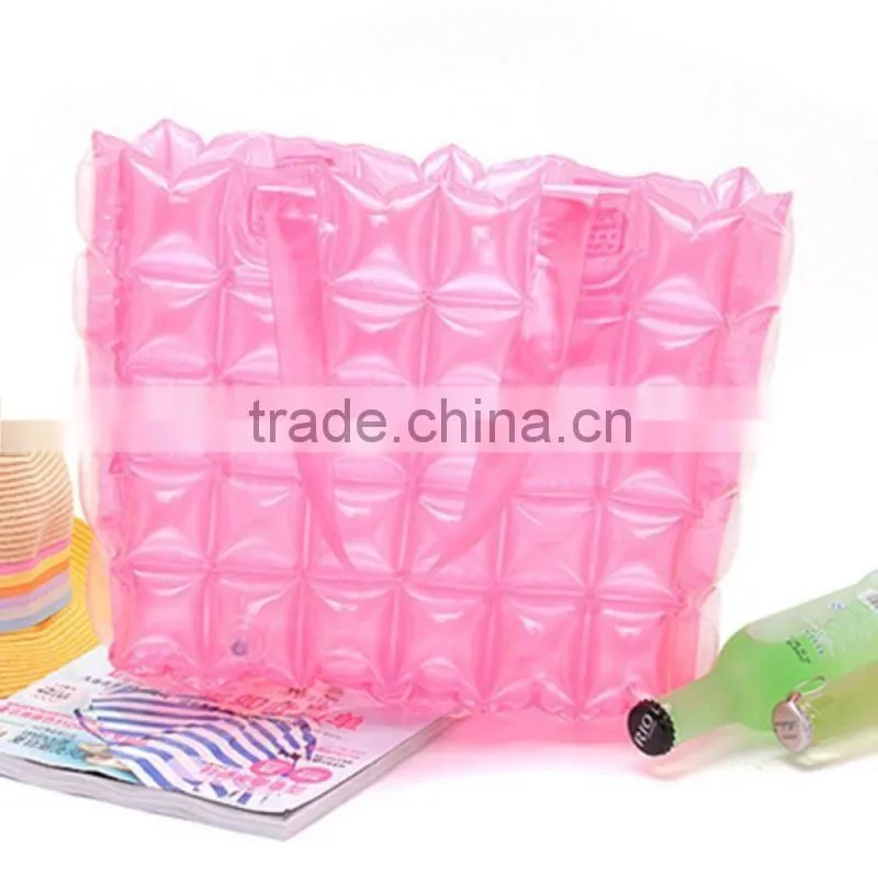 china manufacture en71 standard pink popular pvc inflatable bubble bag with high-capacity