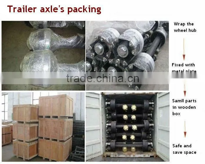 Heavy duty truck and trailer parts trailer axle spare parts empty axle beam