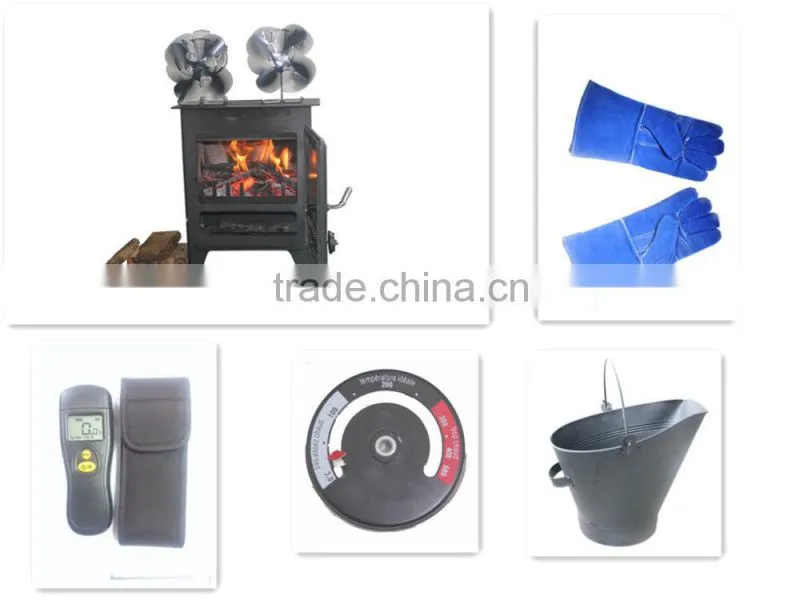 2 blades eco stove fan stove top fan