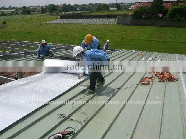 Fireproof Foil Bubble Insulation PE Foam Soundproof Sunshade Reflective Double-sided Roll Wrap