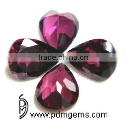 Rhodolite Garnet Pear Cut Faceted Lot For Silver Bracelet From Manufacturer