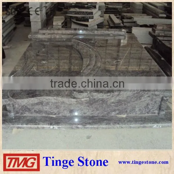 High Quality Vizag Blue Granite Tombstone