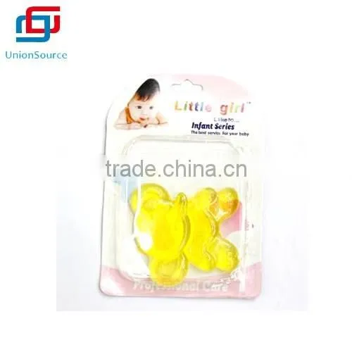 Factory Wholesale Baby Accessory Safety Ecofriendly Soft Silicone Baby Teether