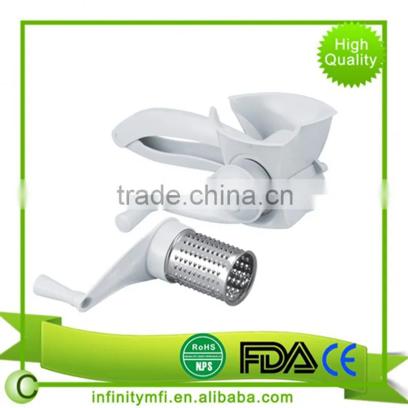 Easy to Use Modern Mini Cheese Rotary Grater