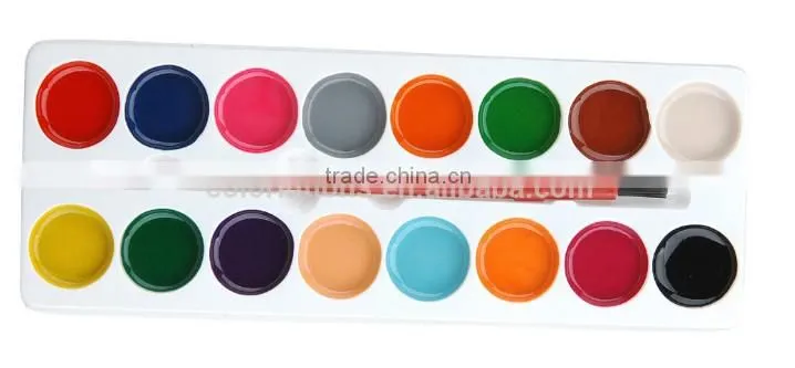 semi dry watercolor paint set