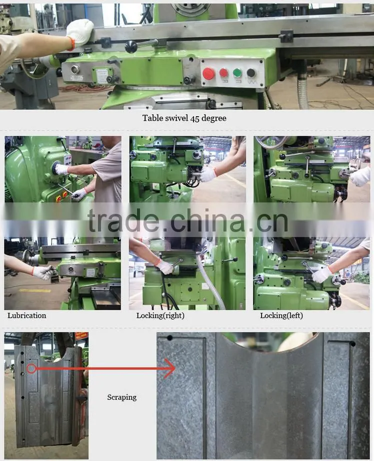 horizontal milling machine X6132, milling machine with ball scrow X6132A