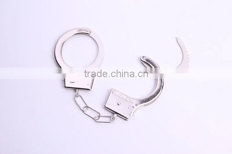 2015 siliver sex toys adult cheap metal handcuffs
