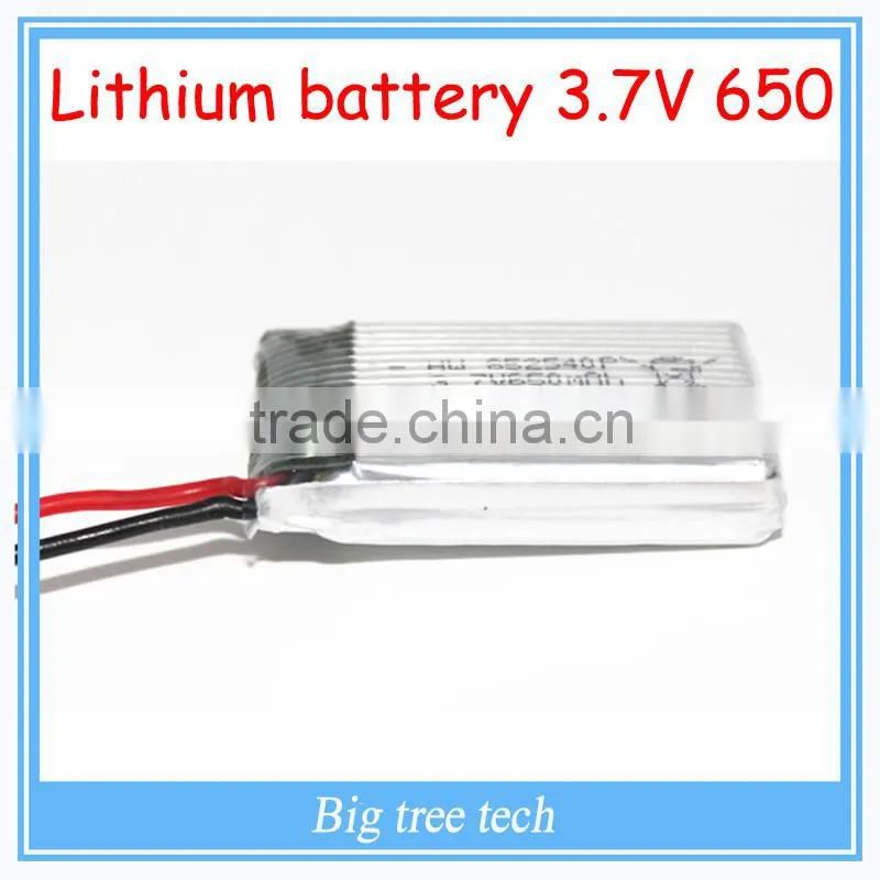 Wholesale 650mAh high rate X5C Upgrade the battery 852540 3.7V Li-Po battery For RC Airplane