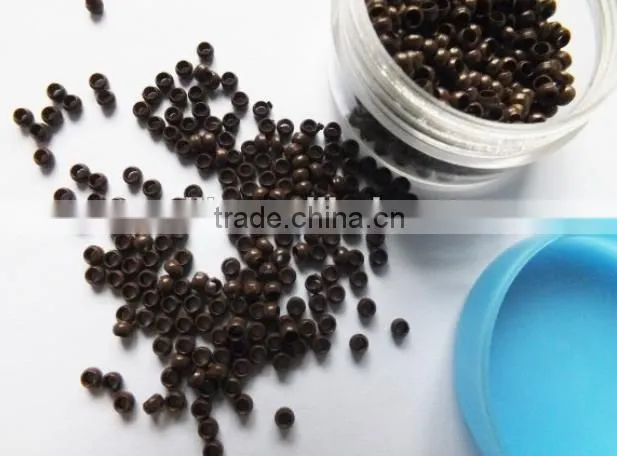 nano ring for hair extensions small beads nano rings hair extension tools 2.5*1.5*1.6mm