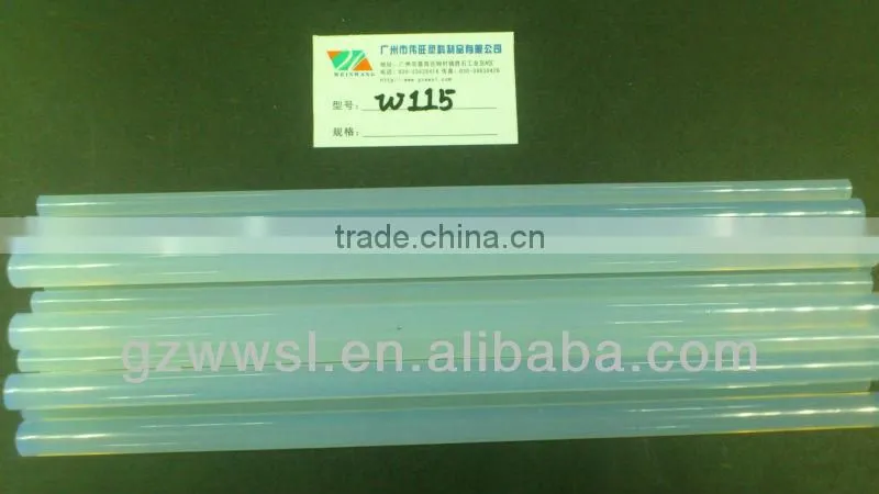 W115 clear hot-melt glue stick for packing