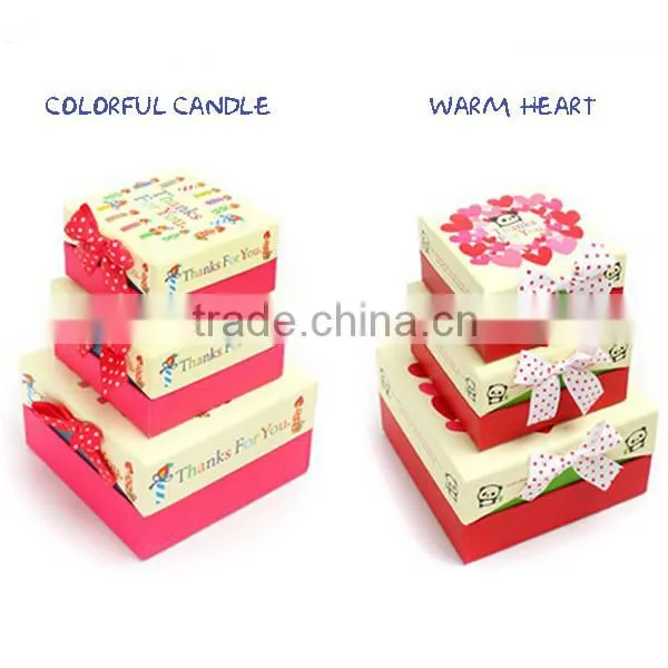 Lovely Cartoon With Bow 3pcs Set Gift Box
