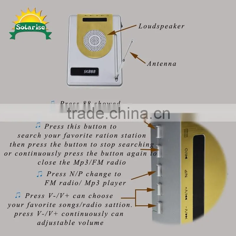 solar system 1kw with battery mobile home solar panel system with radio and mp3