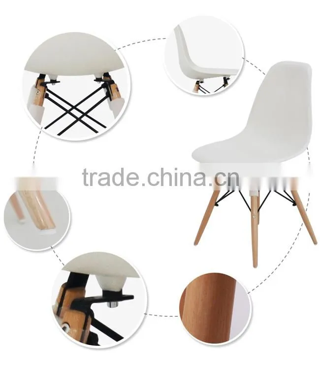 Lucas white wood grain accent chairs